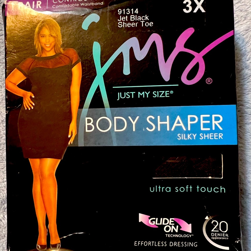 Just My Size Body BOD Shaper Silky Sheer Panty Hose